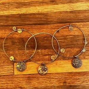 Alex and Ani (Bundle): 2016 Hand of Fatima, OM, Tree of Life